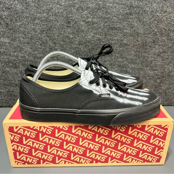 Vans Men's “X-Ray Skeleton Feet” Authentic Lace Up Shoes Size 10 - Picture 7 of 13